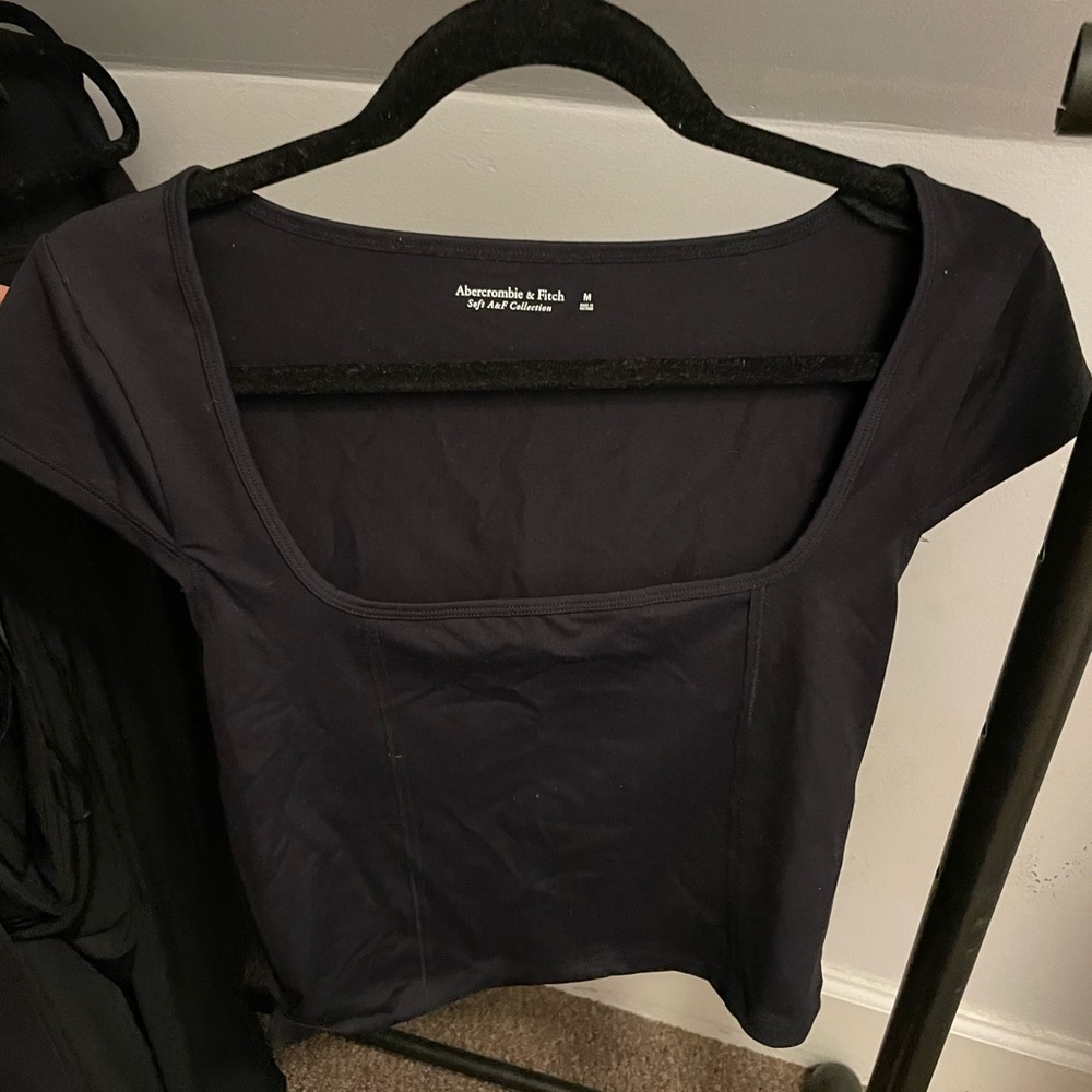 Abercrombie and Fitch short sleeve black top